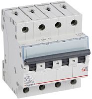 Выключатель автоматический Legrand TX3 6000 4п 25А C 6кА картинка